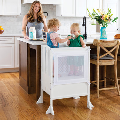 Contemporary Kitchen Helper Double Foldable Step Stool