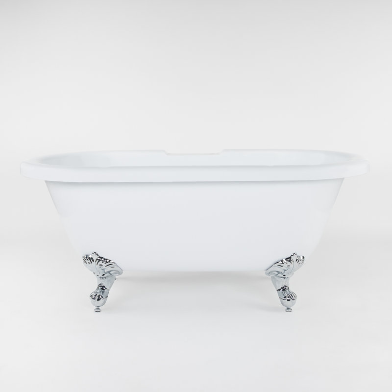 Baignoire de trempage à pattes 60" x 30" Windsor, Chrome