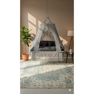 2 Person Porch Swing with Canopy