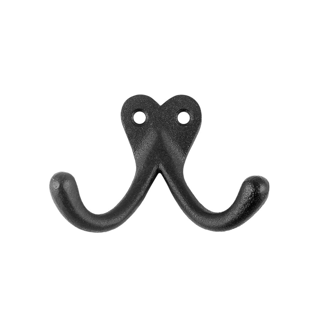 Wrought Iron Hat and Coat Wall Mounted Towel Hook The Renovators Supply Inc.