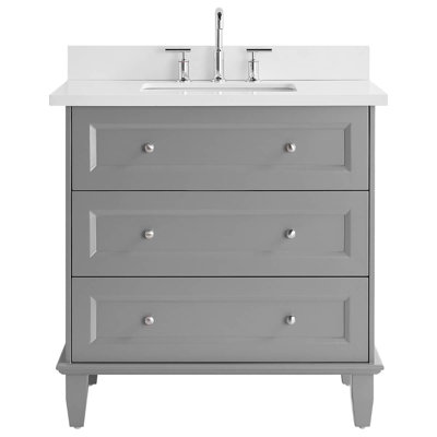 Nora 36" Freestanding Standard Single Bathroom Vanity with Top