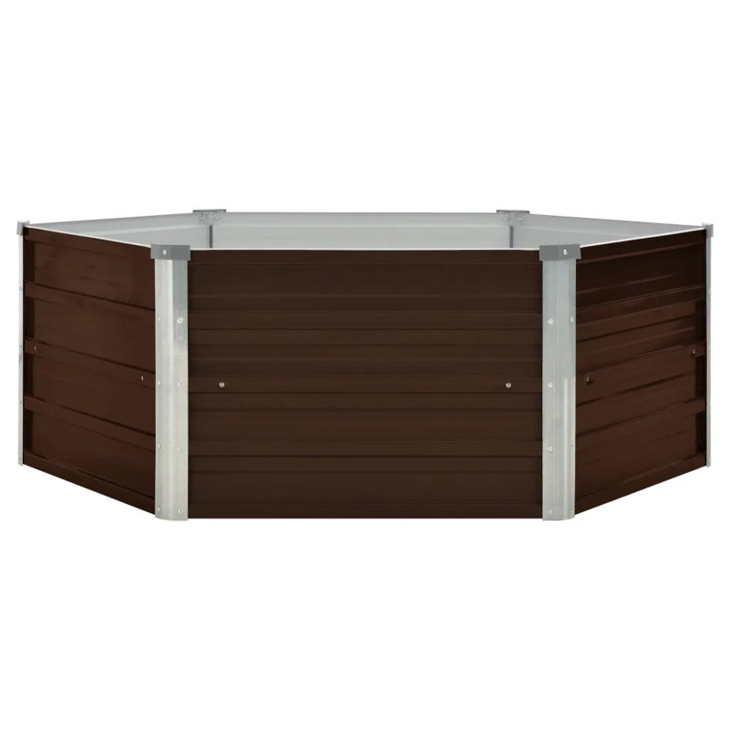 Alistair Metal Planter Box, 77cm H x 129cm W x 129cm D