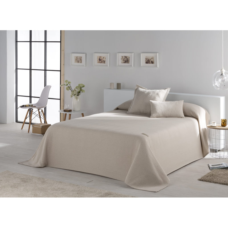 Chevron / Zig Zag Duvet Cover, Beige, 230 x 270cm Duvet Cover