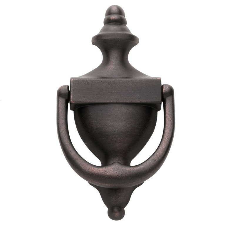 Colonial Door Knocker, Distressed Oil Rubbed Bronze