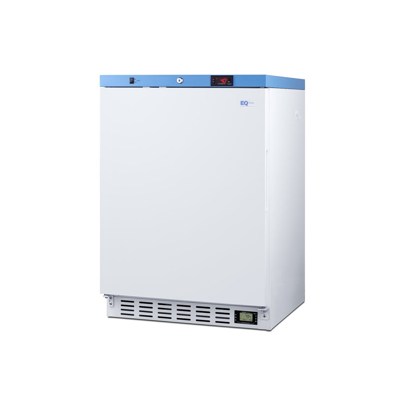 EQtemp 24" Wide Built-In Healthcare Refrigerator, Certified to NSF/ANSI 456 Vaccine Storage, Left Hand Swing