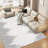Modern Machine Washable Rug with Rubber Backing for Living Room Non-Slip Dining Room Rug Easy-Cleaning Floor Carpet for Bedroom Office Playroom_OKPHO_166K_Striped_Beige-2027352904