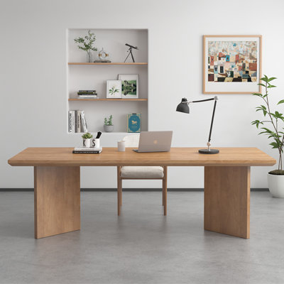 Burlywood Rectangular Solid Wood desk