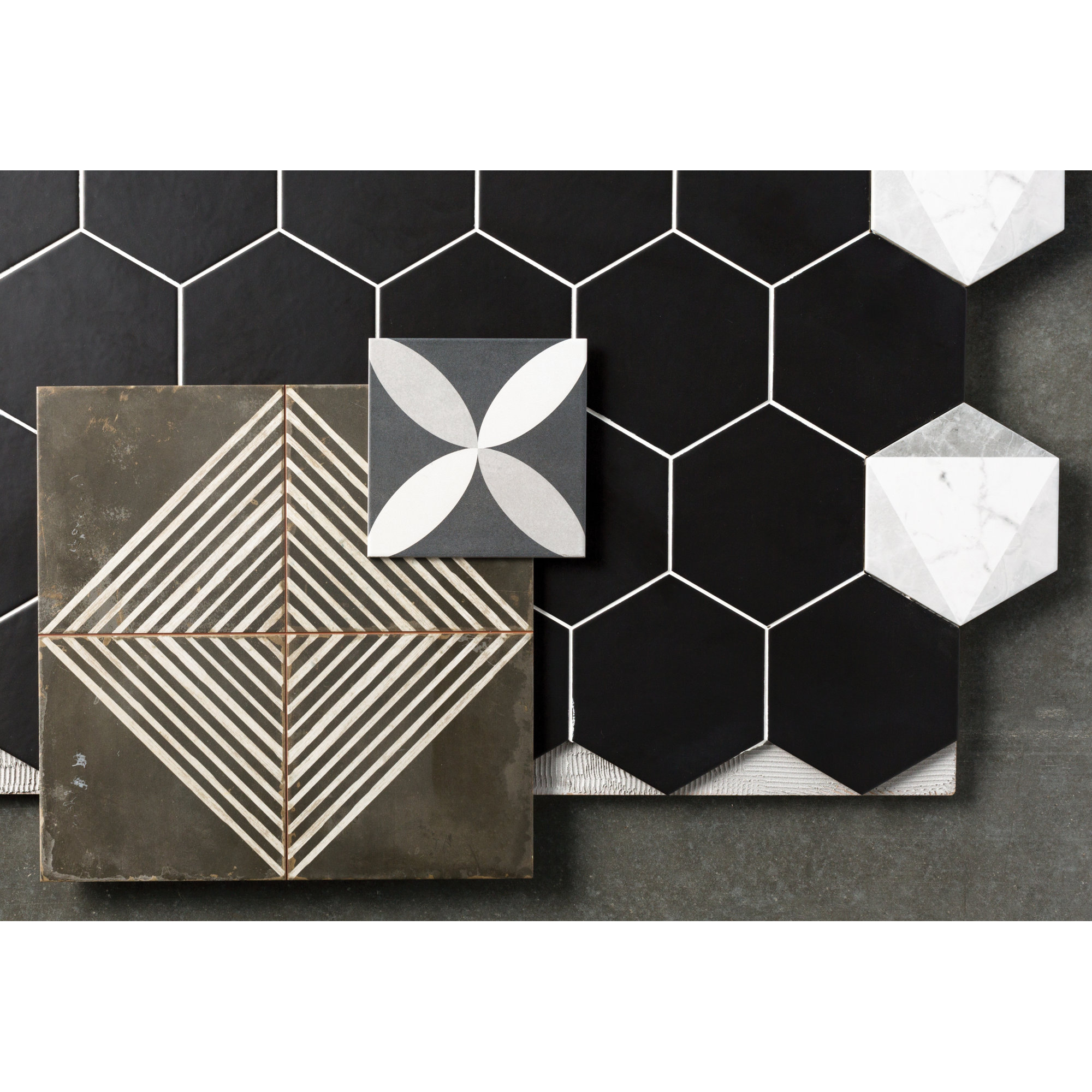 Classico Carrara 7" x 8" Porcelain Marble Look Wall & Floor Tile