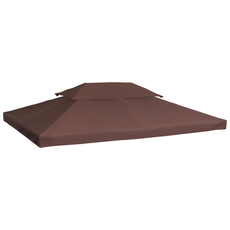 Bertha Gazebo Replacement Canopy, Brown