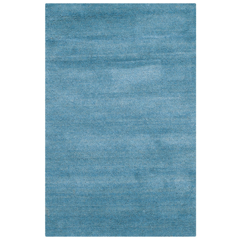 Moreau Hand Tufted Wool Solid Color Rug, Rectangle 2' x 3'