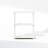Walcott 3-Tier Multipurpose Bookcase, Shelf Display Rack with Square Tube, Beech/White-1612676334