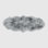 Tapis en peau de mouton Elaiya couleur argent Quicksilver