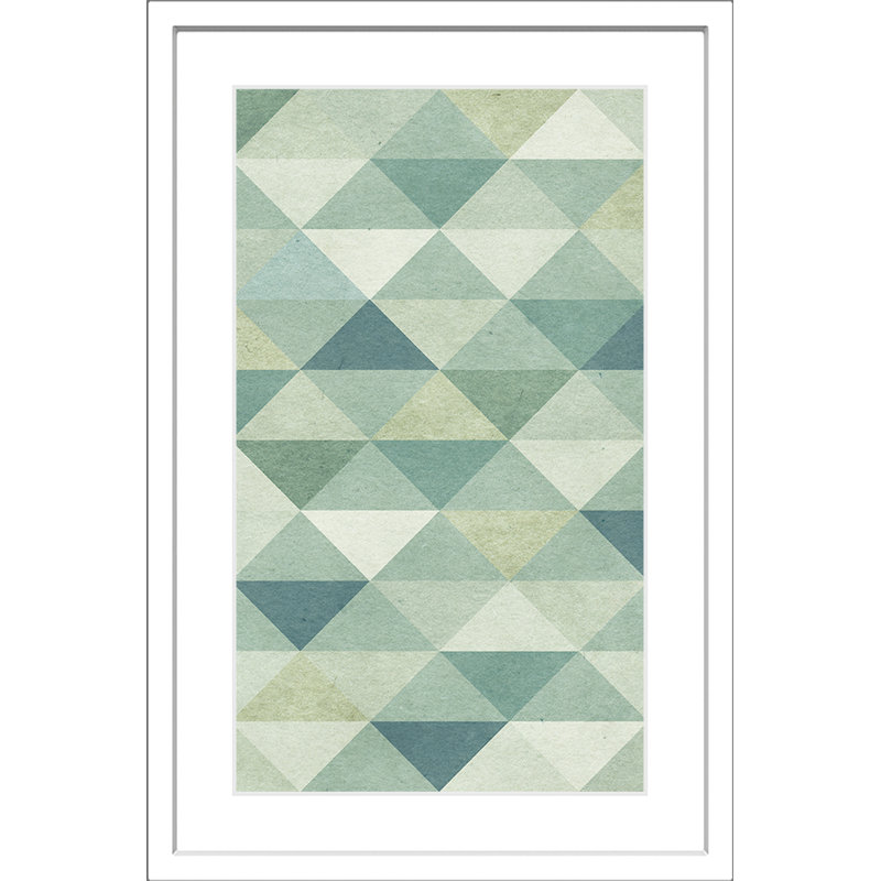« hints of shades », reproduction d’art encadrée, H 24 po x l 16 po x P 1,5 po