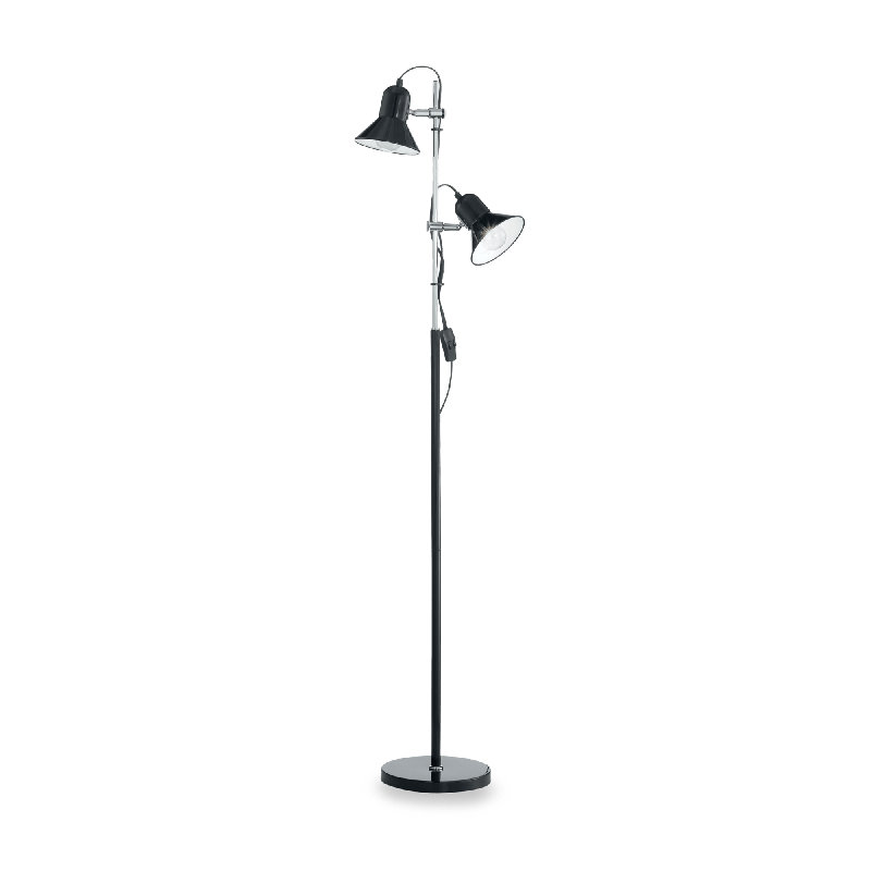 Polly 154cm Uplighter Floor Lamp, Black