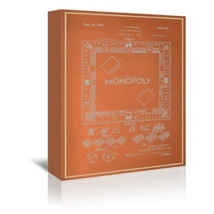 Monopoly Graphic Art on Canvas