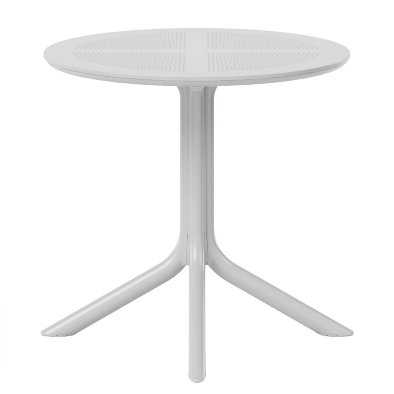 31.5" Outdoor Round Dining Table, Gray
