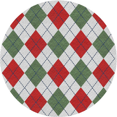 Tapis gris/vert/beige à motifs
