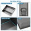 Double tablette 19 "x 15" en acier inoxydable pour niche de douche-243766628