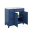 Meuble-lavabo 36 po avec lavabo en céramique, tiroirs à double couche, portes à fermeture douce, tablettes réglables, armoire de rangement moderne-371087315