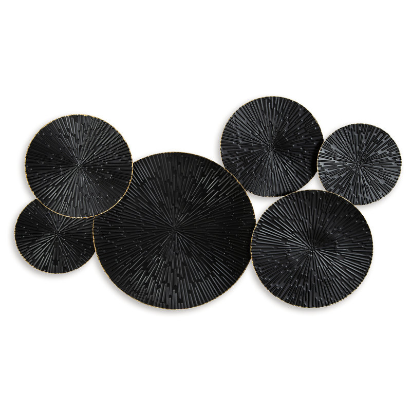 Cheltzie Abstract Wall Decor on Metal