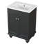 Meuble-lavabo élégant avec tablette réglable-105205767