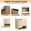 Meuble-lavabo mural simple avec plateau en céramique 19,96 po Opalene