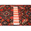Tapis rouge unique noué à la main 3 pi 5 po x 10 pi 7 po One Of Kind