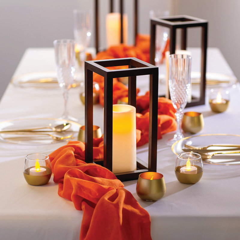 Chemin de table, Orange brûlé