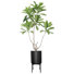 Bleuet artificiel en pot 87 po