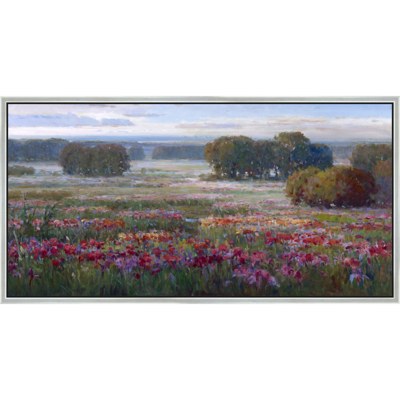 The Color Field Print, Silver, 29" H x 56" W