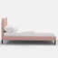 Lit plateforme Wave en lin rosé-120472656-120472653