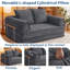 2 Seater Corduroy Sofa-1571341690