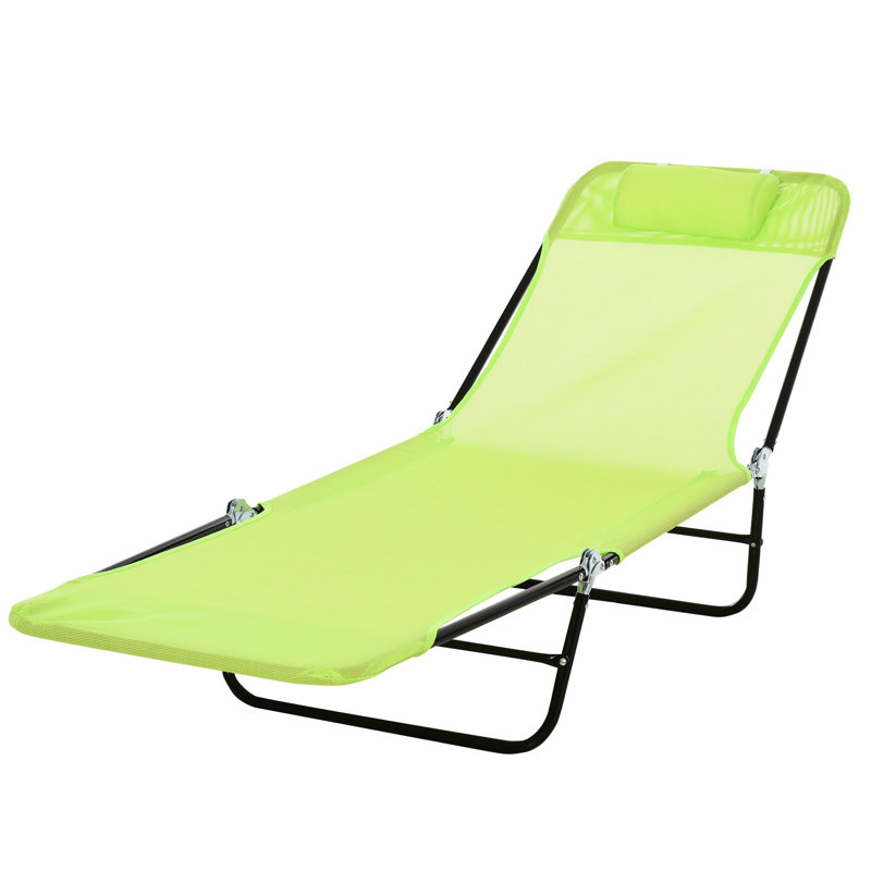 Fauteuil inclinable d'extérieur, fauteuil pliant avec filet respirant, pour piscine, plage, dossier en filet, cour