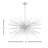 Darril 6 - Light Dimmable Sputnik Round / Oval Chandelier-1743289226