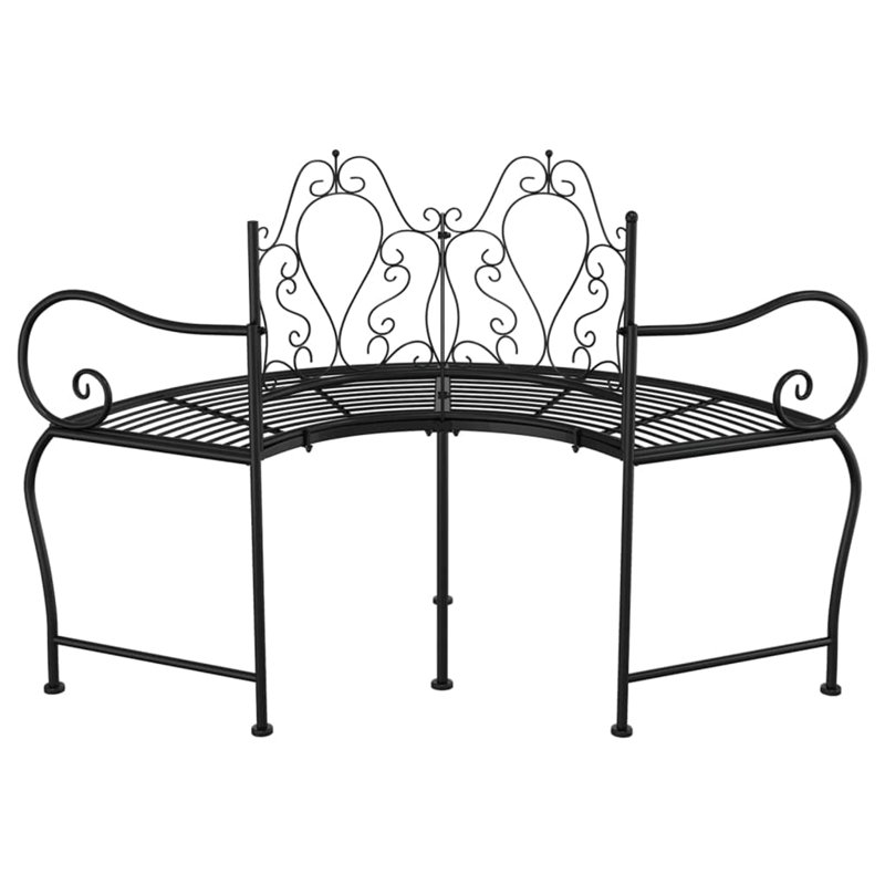 Salpeter Steel Outdoor Bench