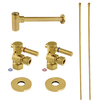 Kingston Brass Trimscape Modern Plumbing Supply Kit Combo