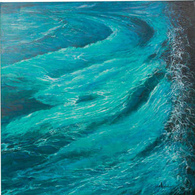 « magnifique comments », peinture sur toile