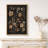 Animals In Flowers " Moody Gothic Animals Dark Wildflowers Floral Botanical Artwork Paintings "-101143225-101143227