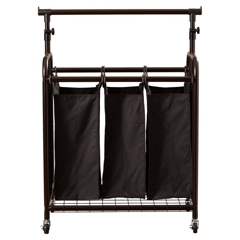 Rolling Laundry Sorter with Handles