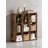 Rustic Brown 9-Cube Storage Organizer, Fits 11-Inch Bins, Stackable Bookcase For Living Room, Media Console-704024218