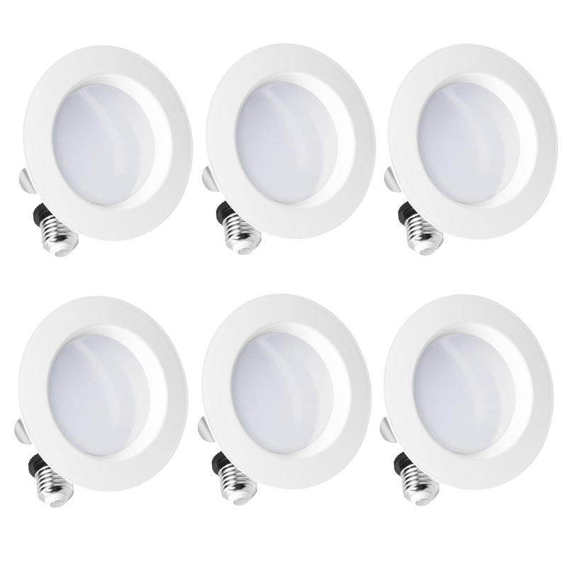 DEL 4 po rétroéclairée, 9 W, blanc chaud 3 000 K, à intensité variable