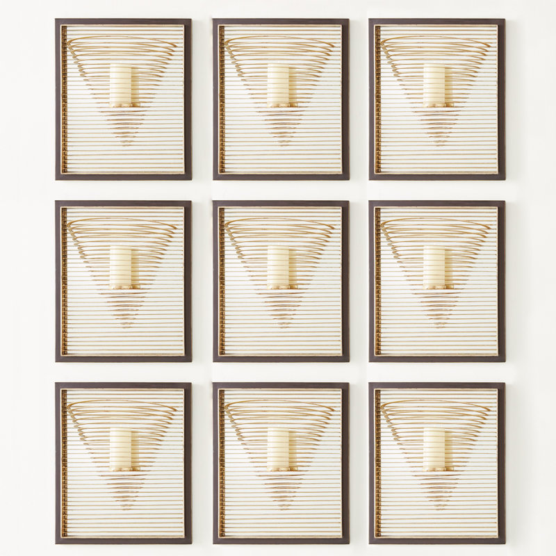 Pyramid Candle Sconce