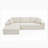 Corduroy L-Shaped Sectional-669407480-669407482
