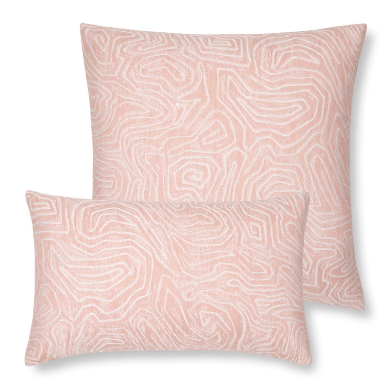 Chari Indoor & Outdoor Woven Accent Pillow, Spice, 20"H x 20"W