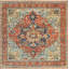 Oriental Area Rug in Rust-1887971180