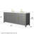 Beckett 84" Freestanding Double Bathroom Vanity with Quartz Top-108352165-108352158-108352161