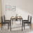 Amneh 5-Piece Dining Table Set with 4 Chairs, Modern Kitchen Table and Chairs Set for Dining Room, Small Space Dining Set with Upholstered Seats-490964567