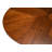 Extendable Walnut Round Solid Wood Dining Table
