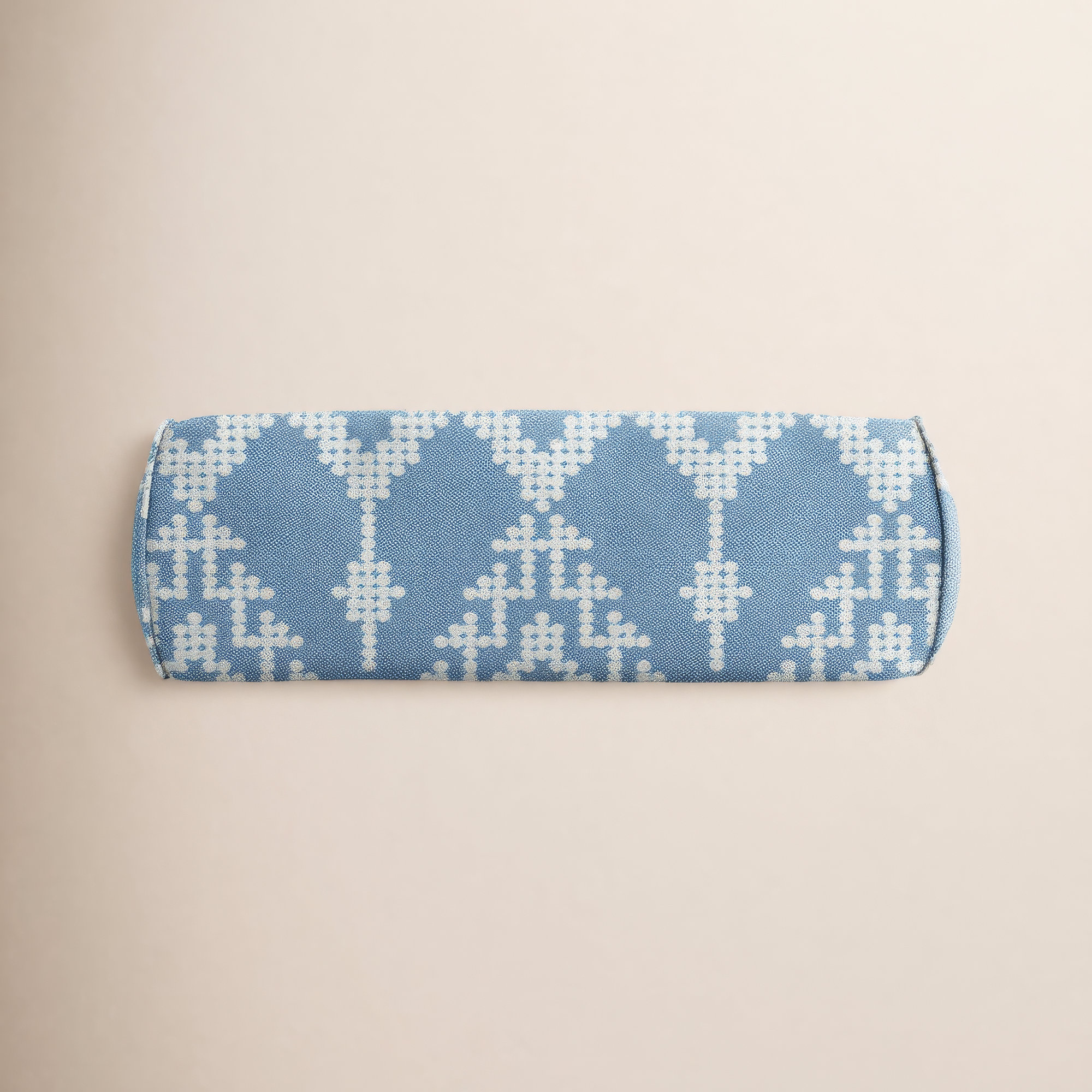 Fenna Geometric Indoor/Outdoor Throw Pillow, Folklore Sorbet, 6"H x 16"W