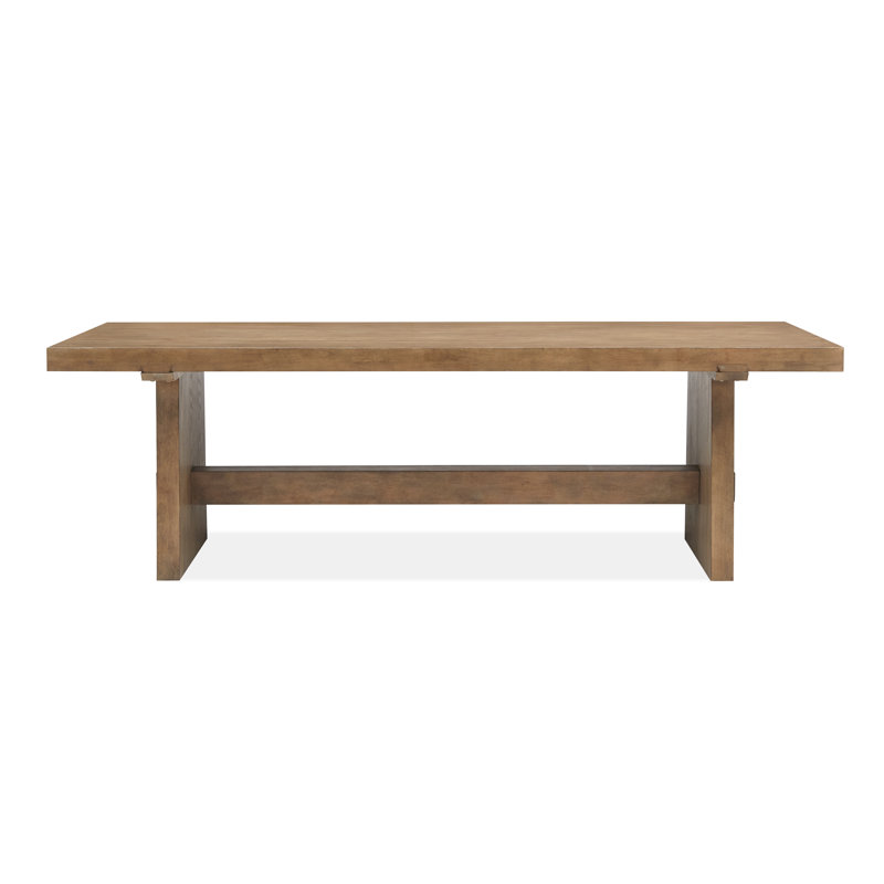 Table de salle à manger à tréteaux